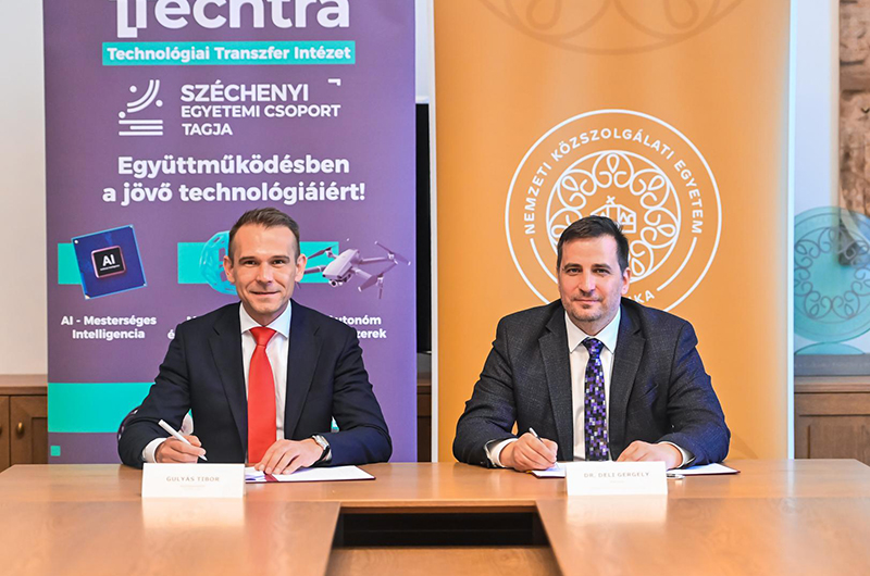 Collaboration between Techtra Zrt. and the National University of Public Service